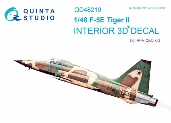 1/48 F-5E 3D-Print & color Interior