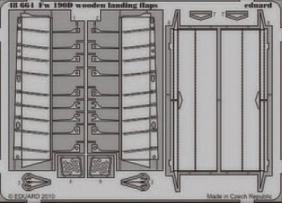 1/48 Fw 190D wooden landing flaps (EDU)