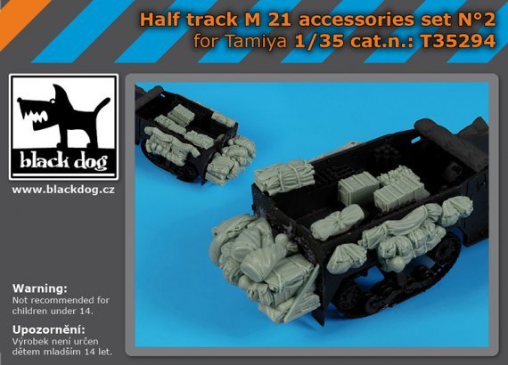 1/35 M21 Half Track accessories set N2 for Tamiya
