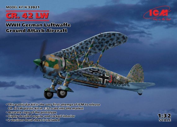 1/32 Fiat CR.42 LW German Luftwaffe WWII