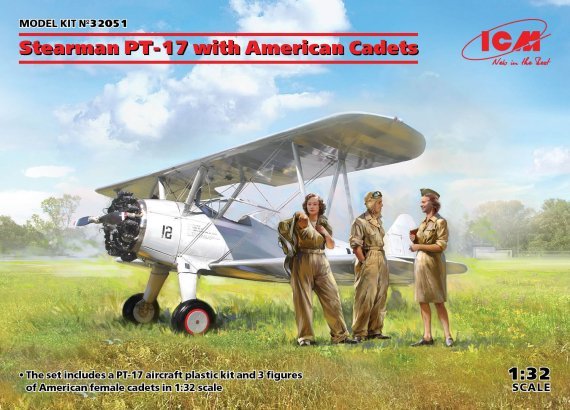 1/32 Stearman PT-17 with American Cadets