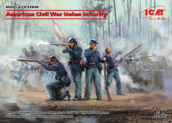 1/35 American Civil War Union Infantry