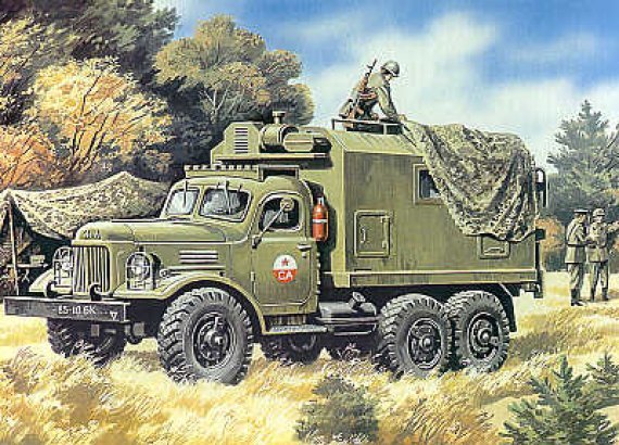 ICM 1/72 V�hicule de commandement sovi�tique Zil-157
