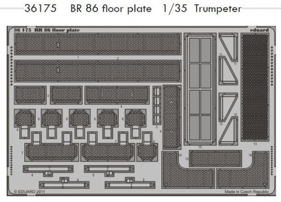 1/35 BR 86 floor plate (TRUMP)