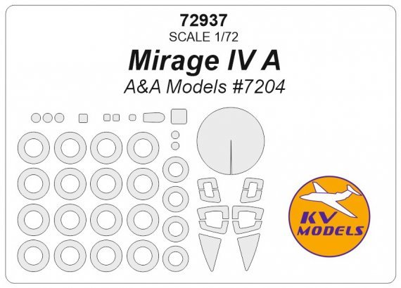 1/72 Dassault Mirage IV A masks