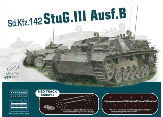 1/72 Sturmgeschutz/StuG.III Ausf.B with Neo Track