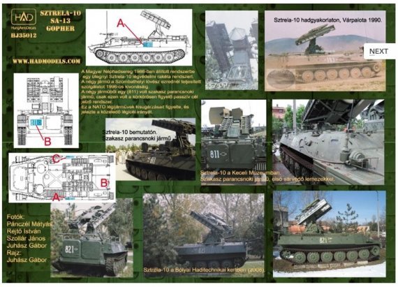 1/35 Decal Sa-13 Strela-10 (Hungarian)