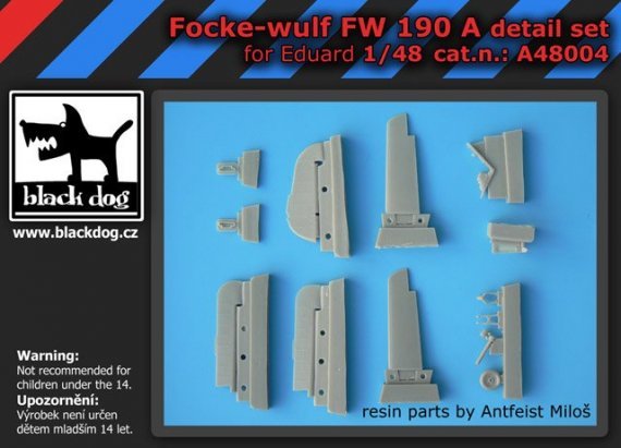 1/48 Focke Wulf Fw 190A  detail set (EDU)
