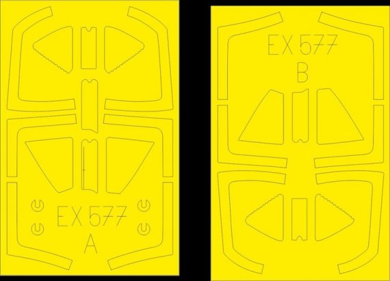 Mask 1/48 Harrier T.2/T.4/T.8 TFace