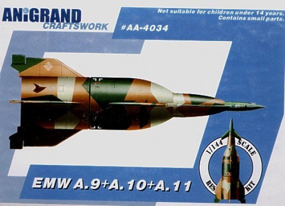 1/144 EMW A-9/A-10/A-11 Luftwaffe ballistic missile. Also includ