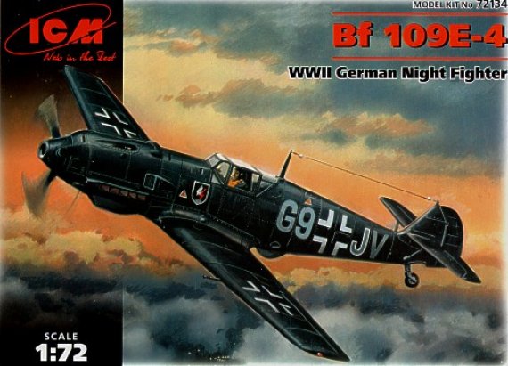ICM 1/72 Messerschmitt Bf-109E-4 Maquette Avion