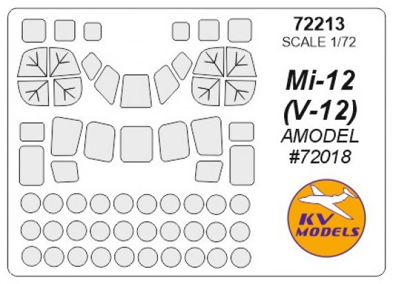 1/72 Mil Mi-12 paint masks