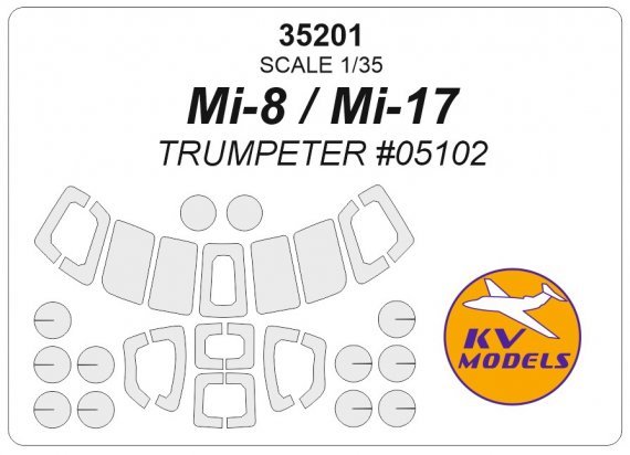 1/35 Mil Mi-8, Mi-17 + wheels masks