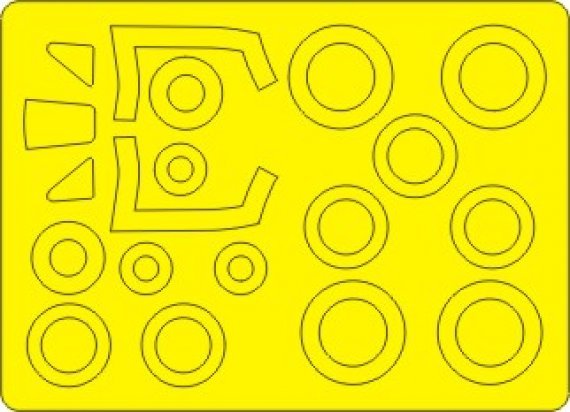 1/72 De Havilland Vampire FB.5 Paint Mask Basic