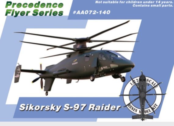 1/72 Sikorsky S-97 Raider High-speed scout and attack helicopter