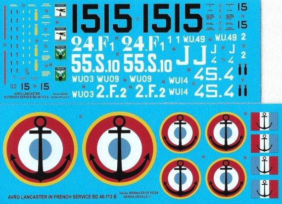 1/48 Avro Lancaster B.I/III & Mk.VII Aeronautique Navale