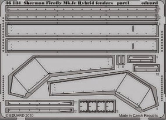 1/35 Sherman Firefly Mk.Ic Hybrid fenders (DRAG)