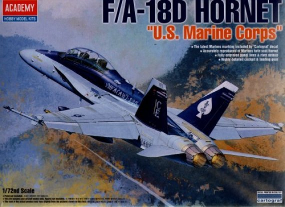 1/72 F/A-18D Hornet US Marines (twin-seat)