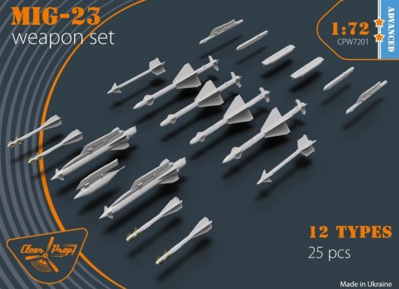 1/72 MiG-23 Weapon Set