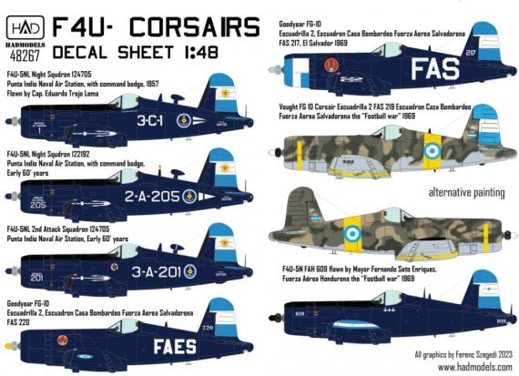 1/48 Decal F4U Corsairs Part 2