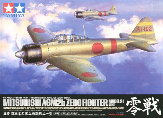 1/32 Mitsubishi A6M2b Zero Model 21 Zeke