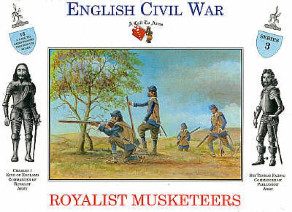 A Call To Arms Royalist Musketeers 1/32