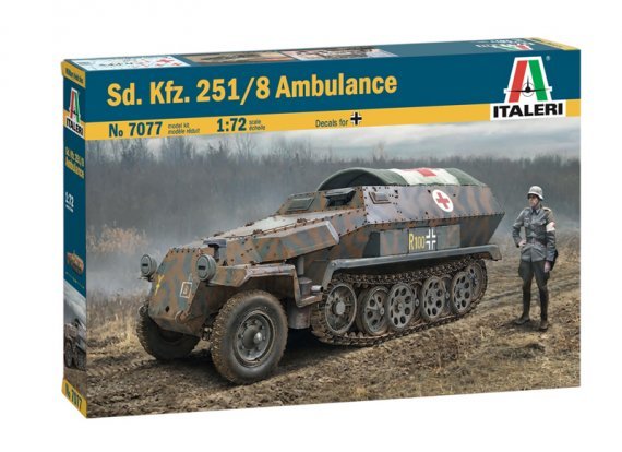 1/72 Sd.Kfz.251/8 Ausf.C Ambulance The Sd.Kfz.251 half-track