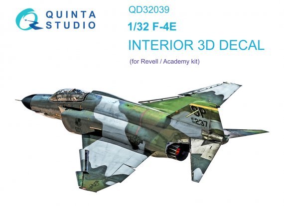1/32 F-4E 3D-Print & color Interior