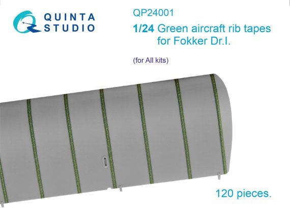 1/24 Green rib tapes Fokker Dr.I