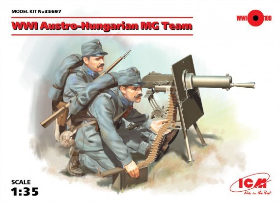 1/35 WWI Austro-Hungarian MG Team