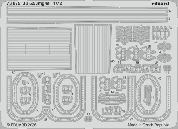 Eduard 1/72 Set Ju 52/3mg4e pour Airfix