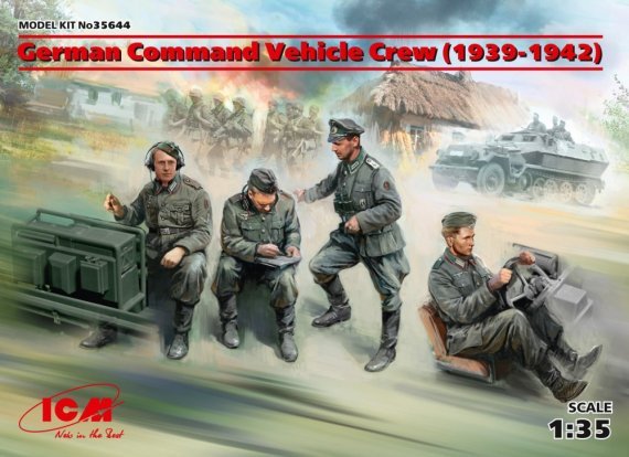 1/35 German Command Vehicle Crew 1939-42