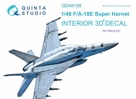 1/48 F/A-18E 3D-Print & coloured Interior