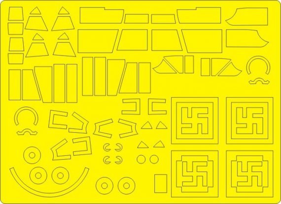 1/48 Junkers Ju-87B-1 Stuka kabuki masks