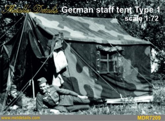 1/72 German staff tent type 1