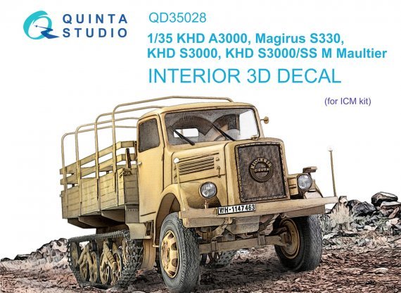 1/35 Khd A3000, Magirus S330, Khd S3000, Khd S3000/SS M Maultier