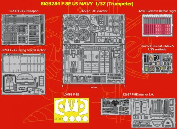 1/32 F-8E US NAVY (TRUMP)