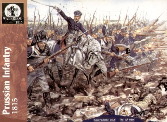 Prussian Infantry 1815 Figures 1/32 13 men