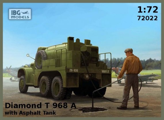 1/72 Diamond T 968A with Asphalt Tank