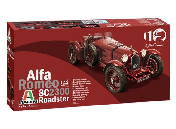 1/12 Alfa Romeo 8C 2300 Roadster 100th Anniversary