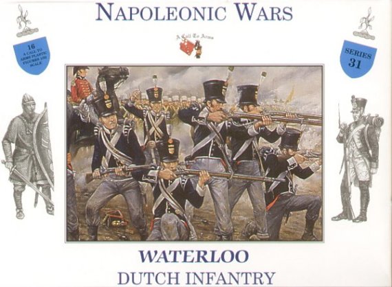 A Call To Arms Dutch Infantry Waterloo 1/32 Figures