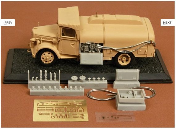 1/48 Kfz.385 Tankwagen detail set (ITAL)