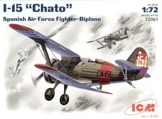 ICM 1/72 Polikarpov I-15 Chato Spanish Fighter