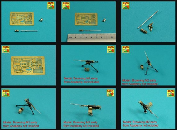 1/35 Early Barrel for M2 Browning 50 in 12,&mm