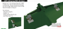 Brassin 1/48 A6M2 gun bays PRINT