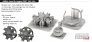 Brassin 1/48 Anson Mk.I engines PRINT