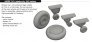 Brassin 1/48 F4F-4 wheels early for Academy