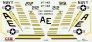 Decals 1/32 F-14A Tomcat VF-142 Ghostriders USS America image 2
