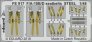 1/48 McDonnell-Douglas F/A-18B/D seatbelts STEEL