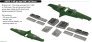 Brassin 1/48 P-40E gun bays for Eduard